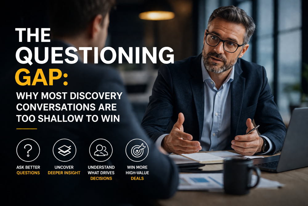 The Questioning Gap: Why Most Discovery Conversations Are Too Shallow to Win