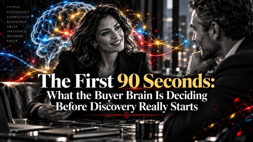 The First 90 Seconds: What the Buyer Brain Is Deciding Before Discovery Really Starts